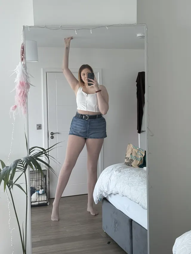 6’9” tall and all legs 😅[F]