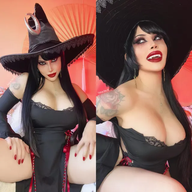 Blood Witch OC photo set has now been added to my Ko-Fi shop! 🦇