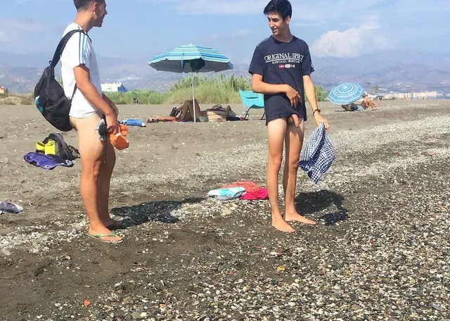 I love going to the beach and seeing dudes like that.