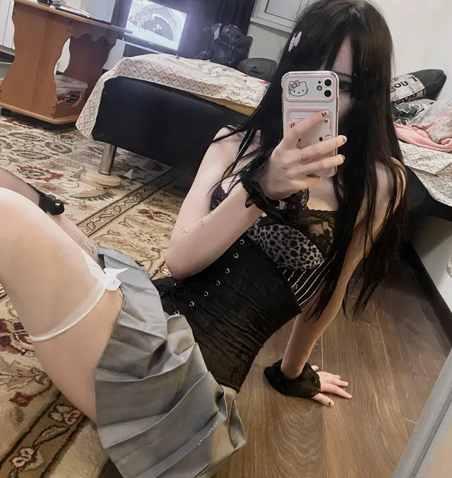 lonely little scene girl