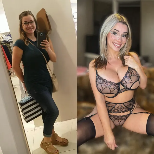 My transformation so far! From blah to bimbo 🤭💖