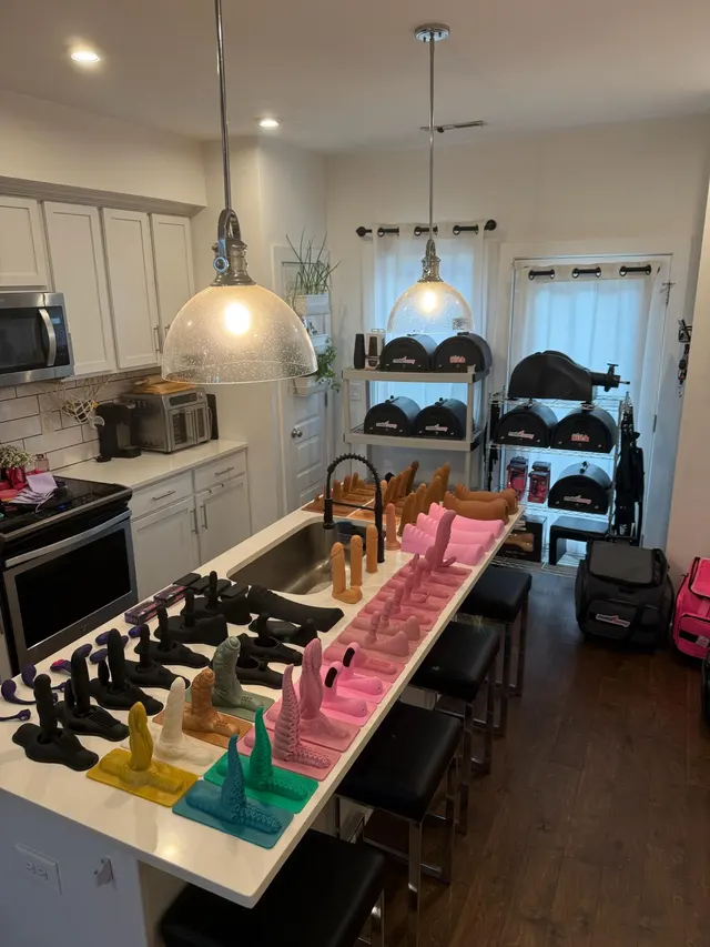 Hands down the best use of a kitchen we’ve ever seen!