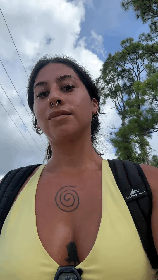 While I’m skating I can feel my boobs very sweaty and hot