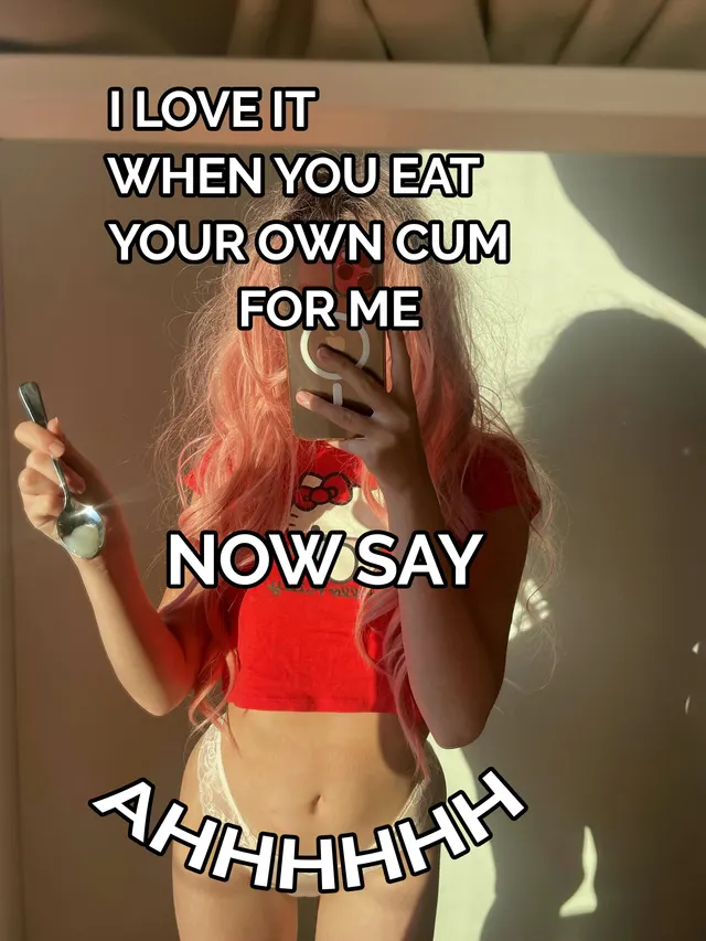 Open that cute mouth for princess‼️ Right now, bitch‼️