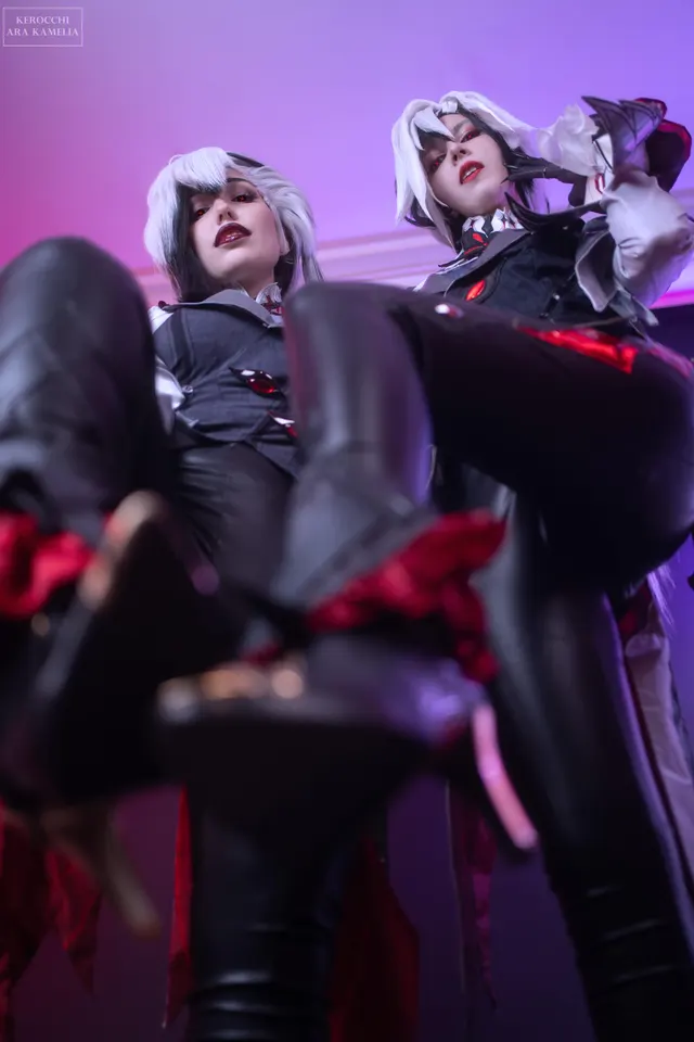 Arlecchino stepping on you - Kerocchi x Kamelia Ara Ara (Genshin Impact)