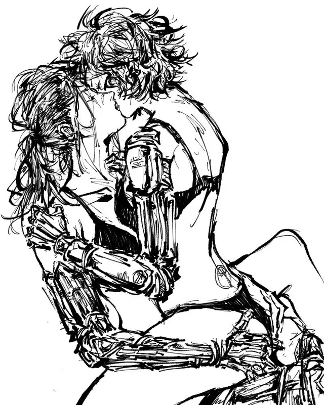 Transhuman Kiss by DOGTEARS