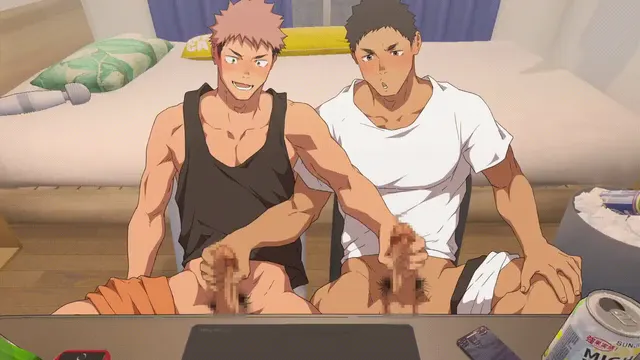 Having fun with a friend