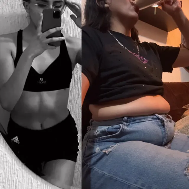 Gym bunny to fridge piggy🥰