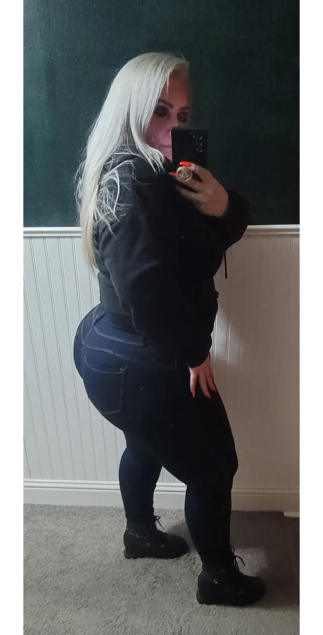 These jeans barely went on