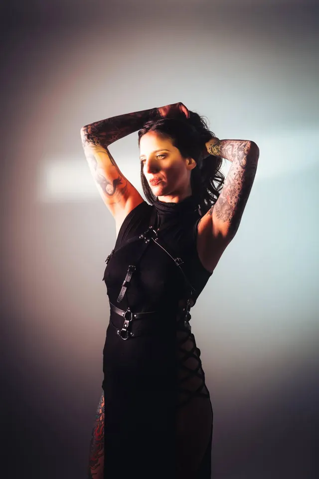 Photoshoot of me as a super villain