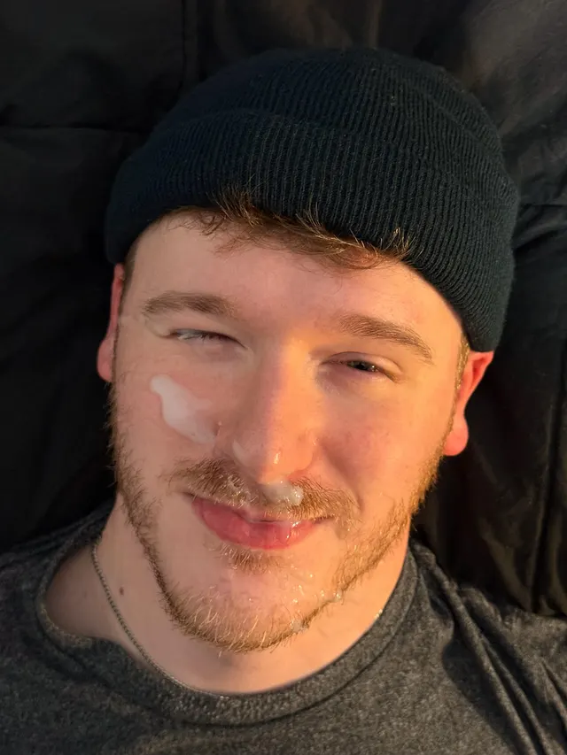 First facial done, I’m ready for the next 😈🍆🤤