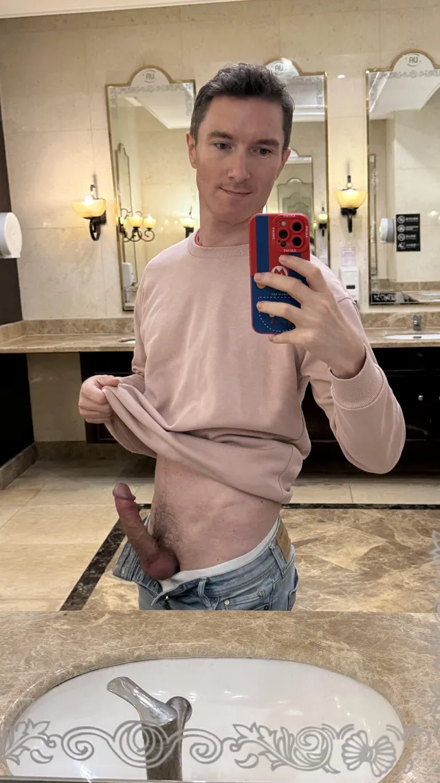 Restroom at the movie theater