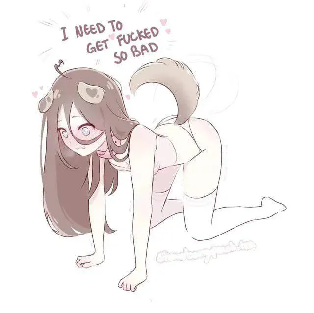 Puppy girl can’t handle being in heat (by Eriatarka)