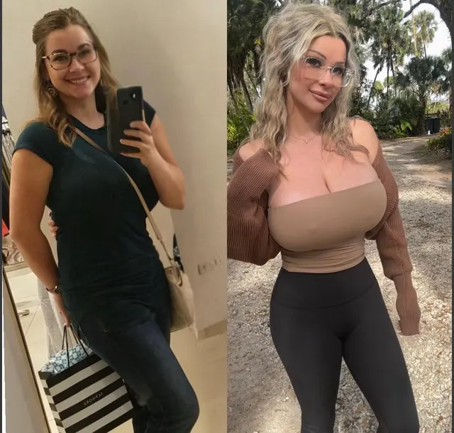 9 year difference, I love finding myself more every year 🥰