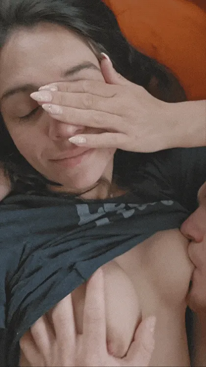 Waking him up in the best way possible