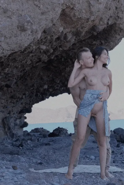 Both playing and both enjoying the views