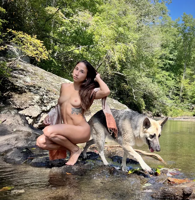 The monster and I exploring the the waterways and all the nature it holds!