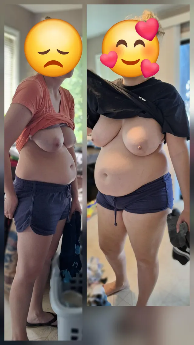 1 year update. Shorts turned into underwear, about to blow.