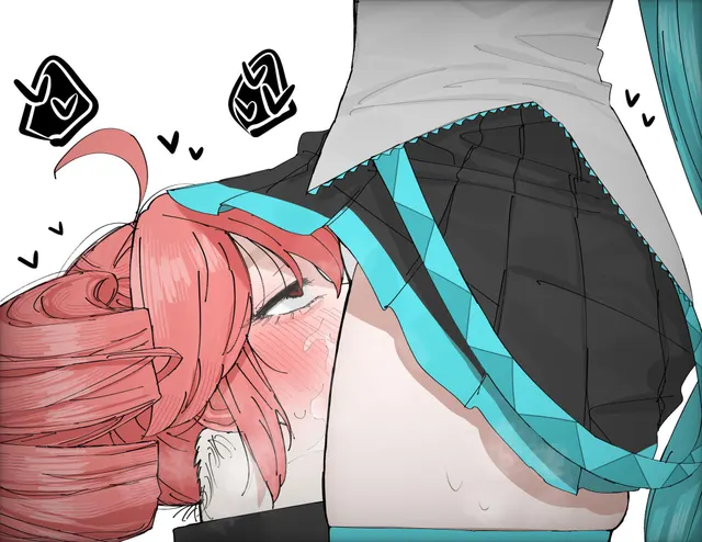 Teto sucking Miku (C4RROOT)