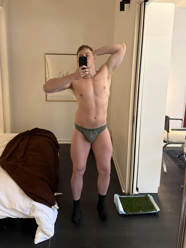 Kind of hot for wearing old thinning underwear with holes in them… Anyone agree?