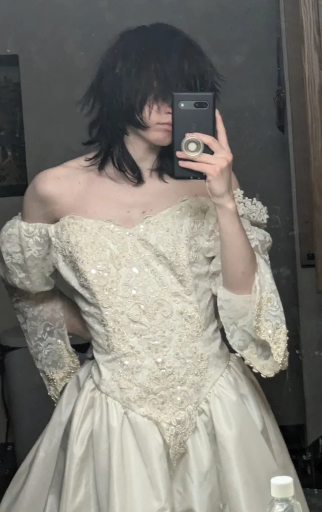 My friend gave me a wedding dress :)
