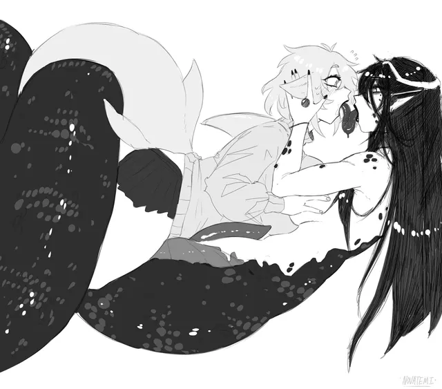 Temi gets a kiss (OC, Novatemi) (Yuri, Futa)