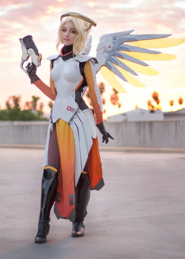 Lyz Brickley as Mercy (Overwatch)