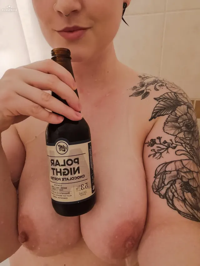 When your kids are having a cranky day, sometimes a midday shower beer is necessary. (F)