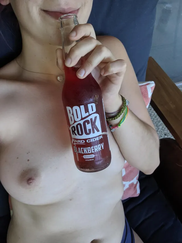 Blackberry cider is a good start to the afternoon [F]