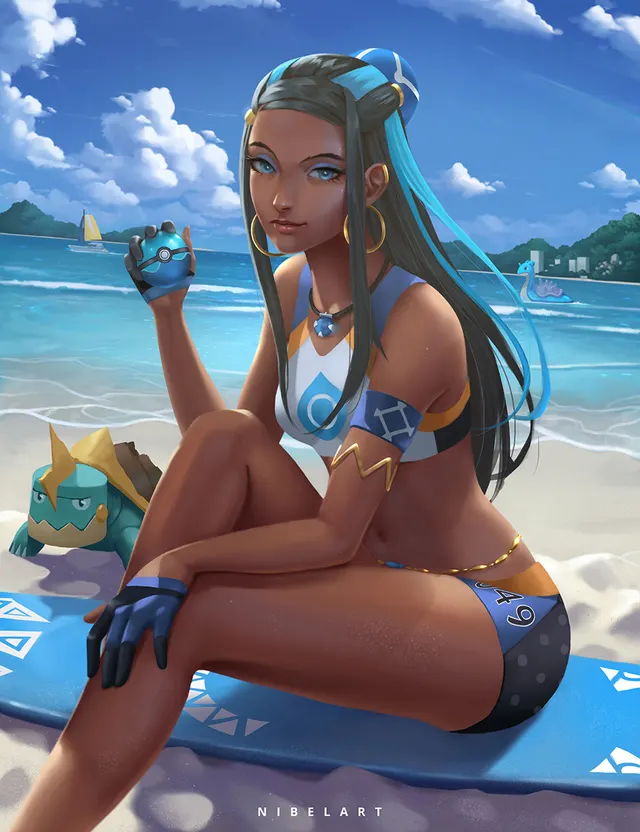"Nessa from Pokemon Sword/Shield" by Nibelart