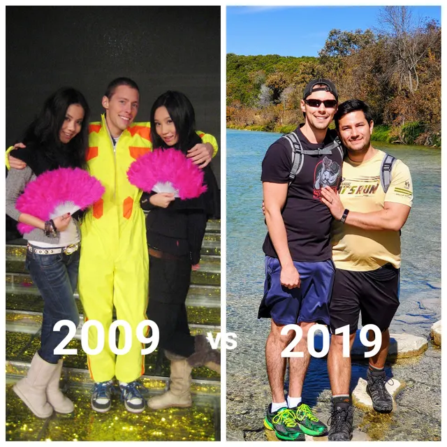 Grew up Mormon, faked being straight. Now I'm married to my wonderful hunky hunk 😄