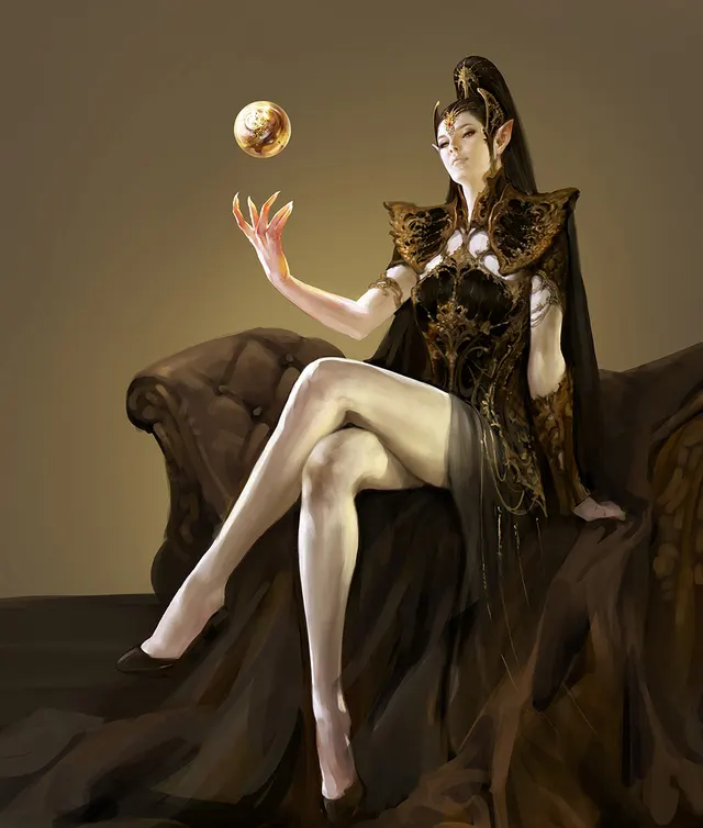 Elf Queen by Vandyck .K