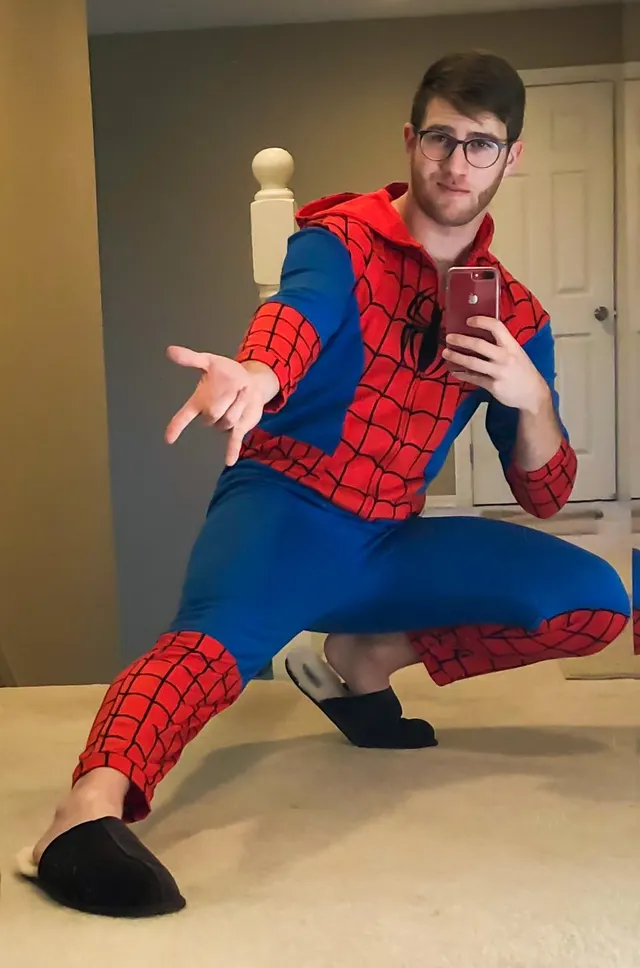 My sister just got engaged, and here I am... posing in a onesie for strangers online.