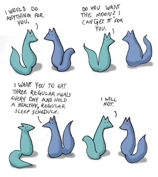 My little being bratty