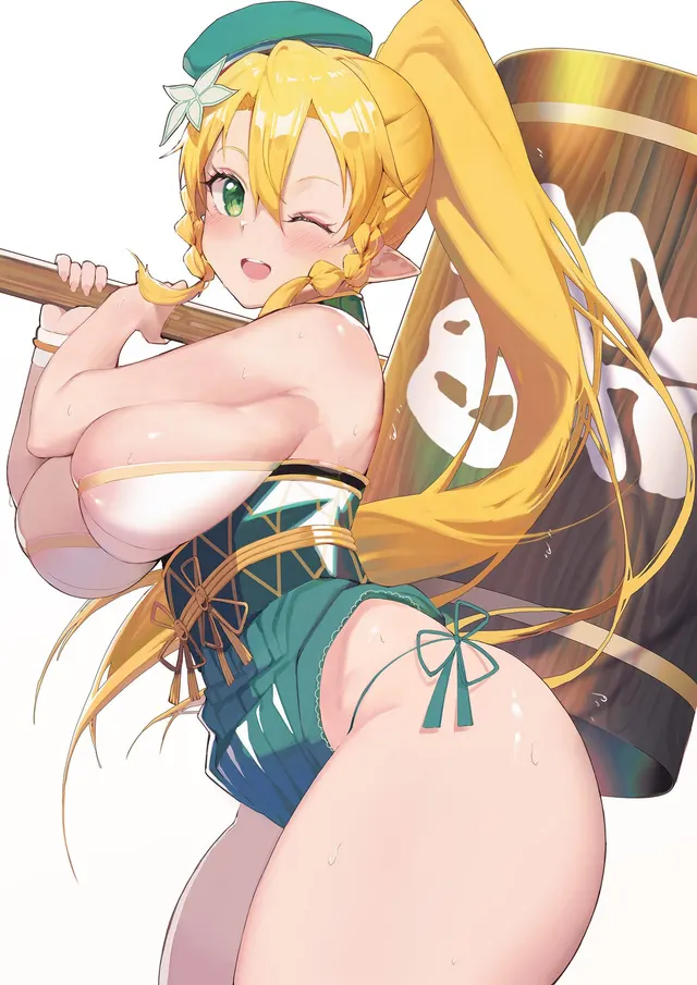 Leafa wants to eat sukiya