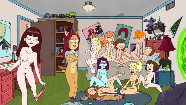 Rick and Morty orgy