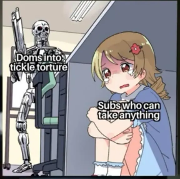 Every brat is tough until I scratch their pits and arches.