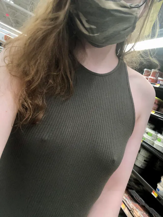 I tried to keep grocery shopping interesting today.