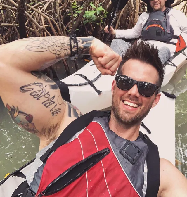 Went kayaking and snapped a quick one. Great fun!