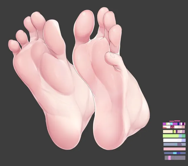 Ruton practice in drawing Feet.