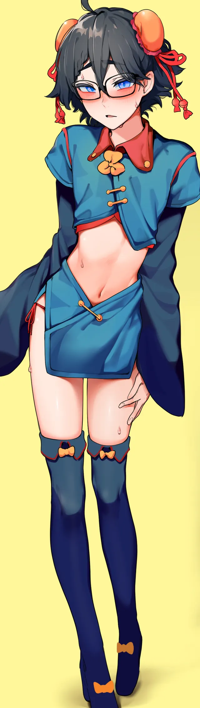 He likes his new outfit