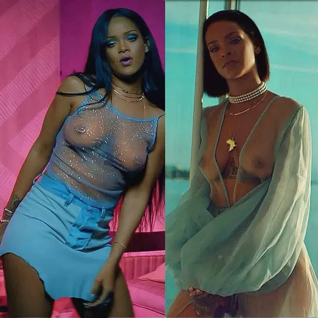 Riri loves see-through clothing