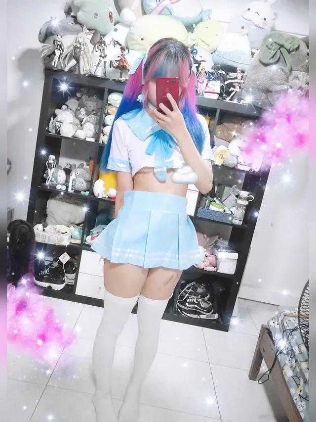 just an innocent lil girl eheee (✿^‿^) ☁️💙