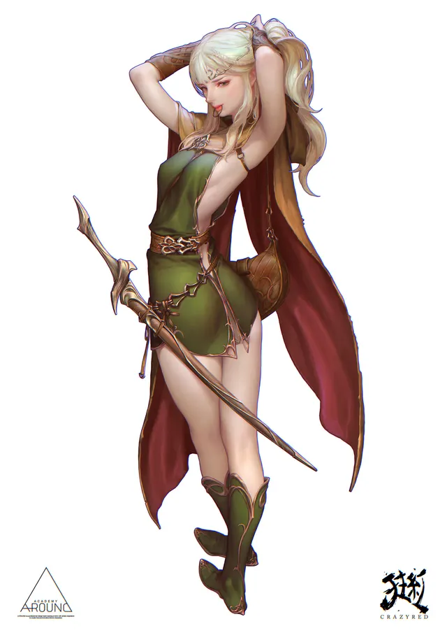 DUNGEONS & DRAGONS ELF by CRAZYRED (Shim jae-woo)