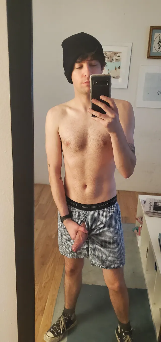 Hanes boxers, day 2 and dick is still hard.