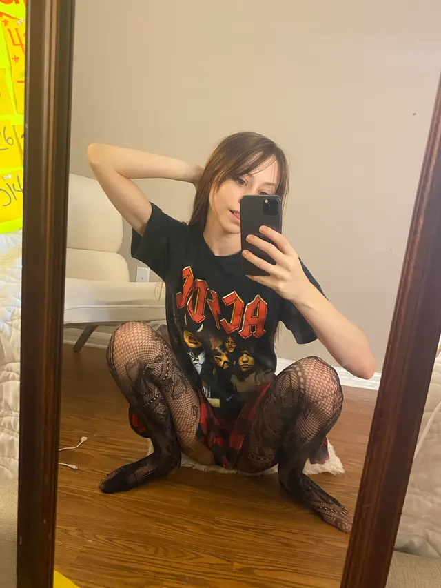 School girl skirts are so rock n roll.