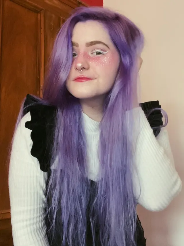 I did my makeup like a mushroom and felt super cute and girly!