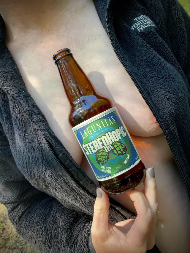 Camping beer and boobs!