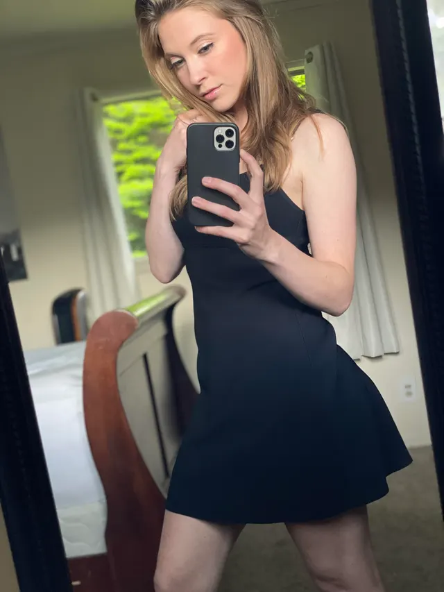 When sundress meets little black dress🖤