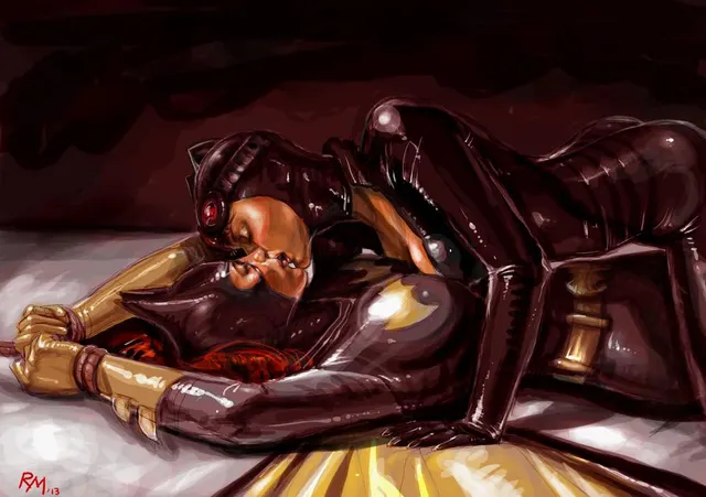 Batgirl and Catwoman by Raffaele Marinetti (2021)